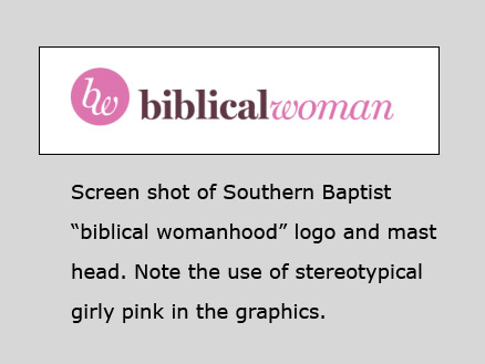 Biblical Womanhood mast head screen shot